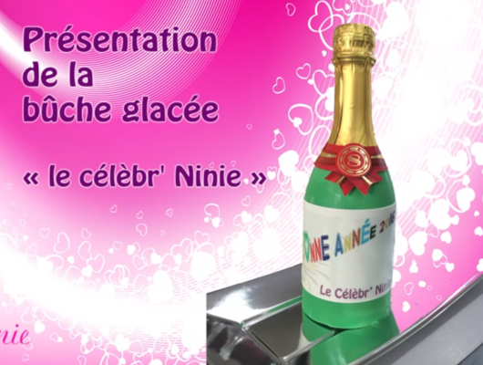 Recette Cuisine : Réaliser une Bouteille de Champagne en Bûche Glacée