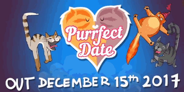 Purrfect Date : le dating-sim félin surréaliste de Bossa Studios sera disponible le 15 décembre sur Steam