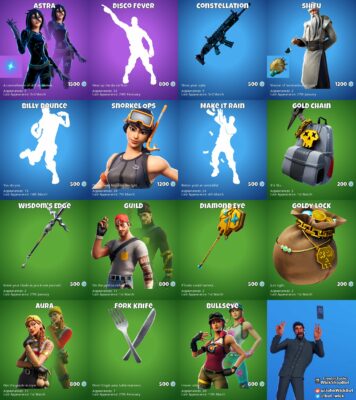 #Fortnite : Boutique du 2 Avril 2020