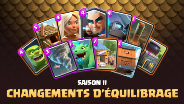 Saison 11, changements d’équilibrage !