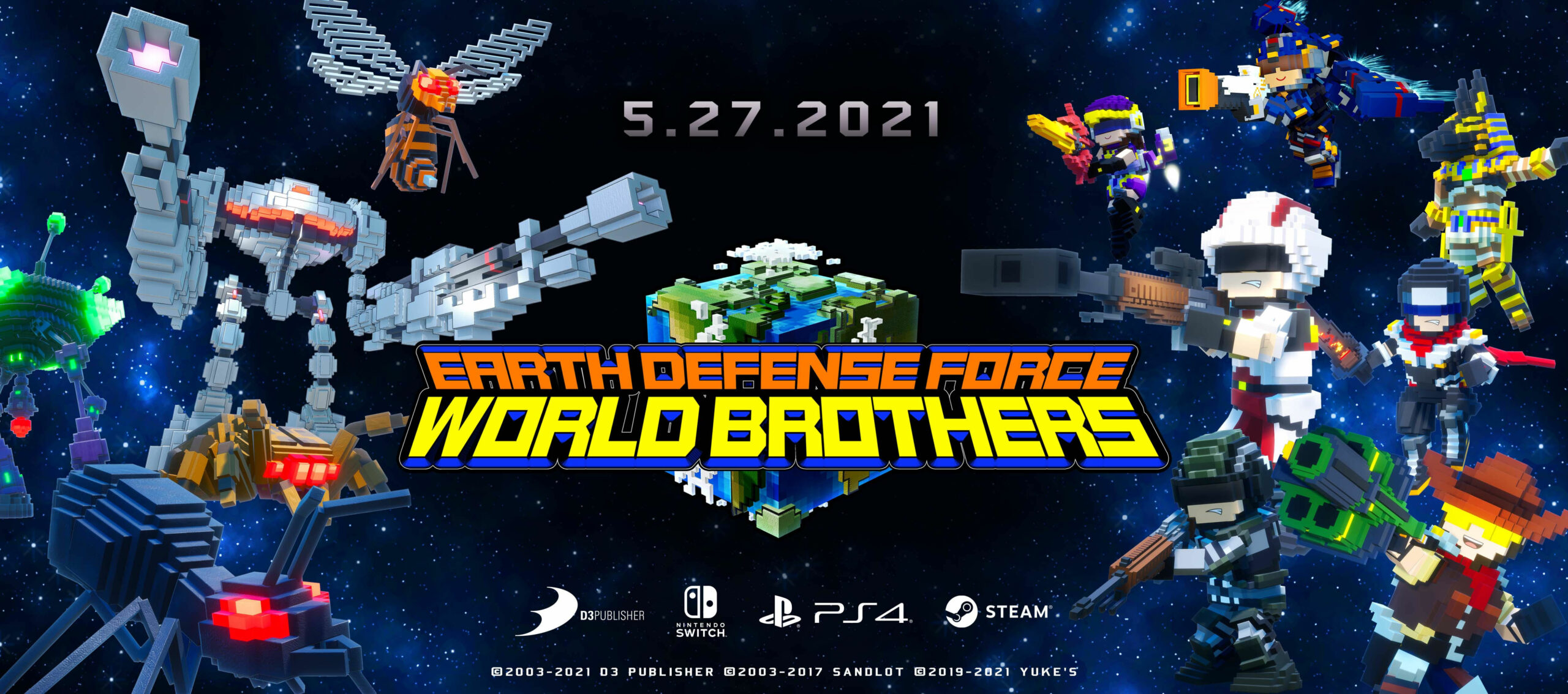 Earth Defense Force : World Brothers est disponible !