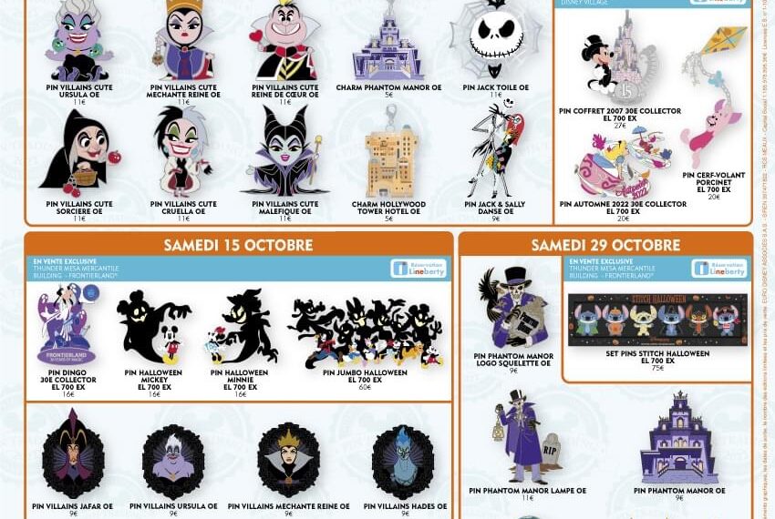 Pin Trading Disneyland Paris Octobre 2022