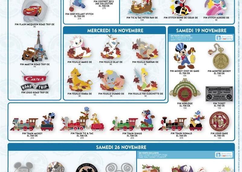Pin Trading Disneyland Paris Novembre 2022