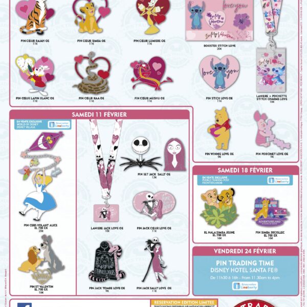 Pin Trading Disneyland Paris Février 2023