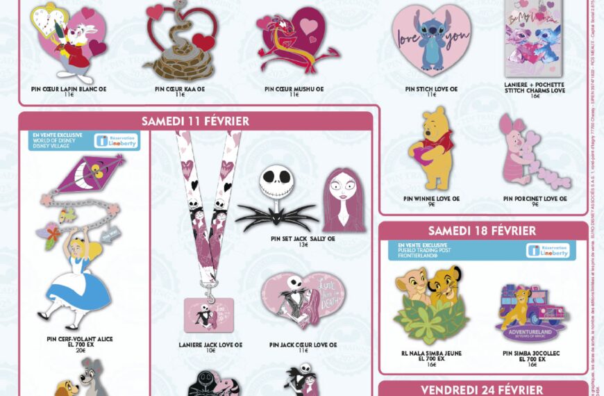 Pin Trading Disneyland Paris Février 2023