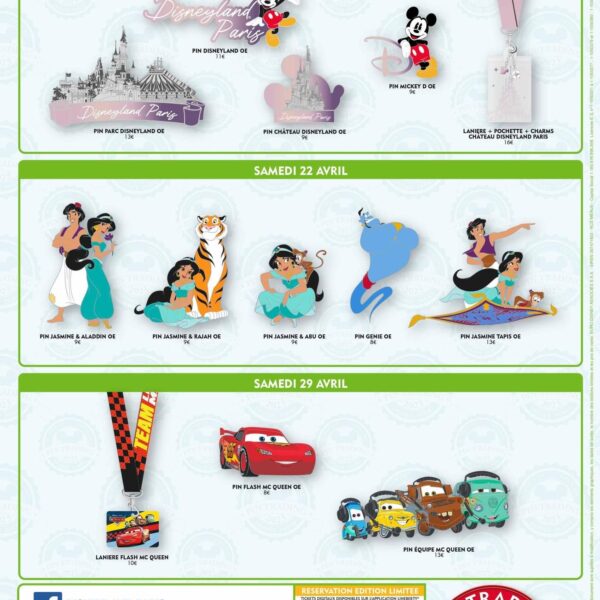 Pin Trading Disneyland Paris Avril 2023