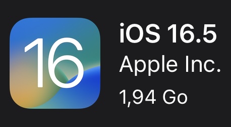 La mise à jour iOS 16.5 est disponible !