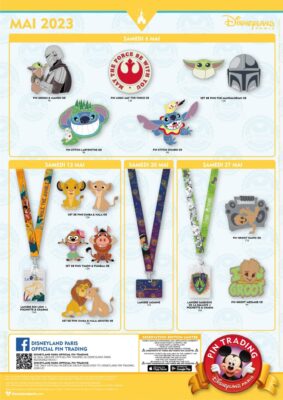 Pin Trading Disneyland Paris de Mai 2023