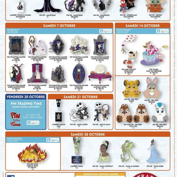 Pin Trading Disneyland Paris Octobre 2023