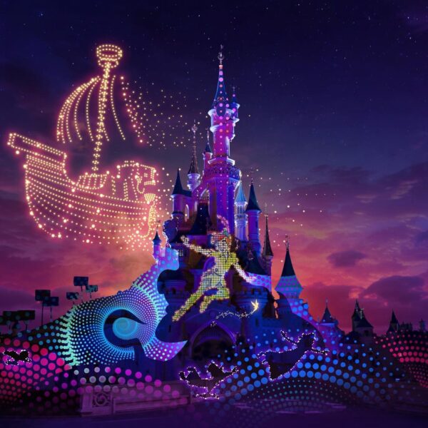 Nouveau Spectacle de Drone en 2024 à Disneyland Paris !