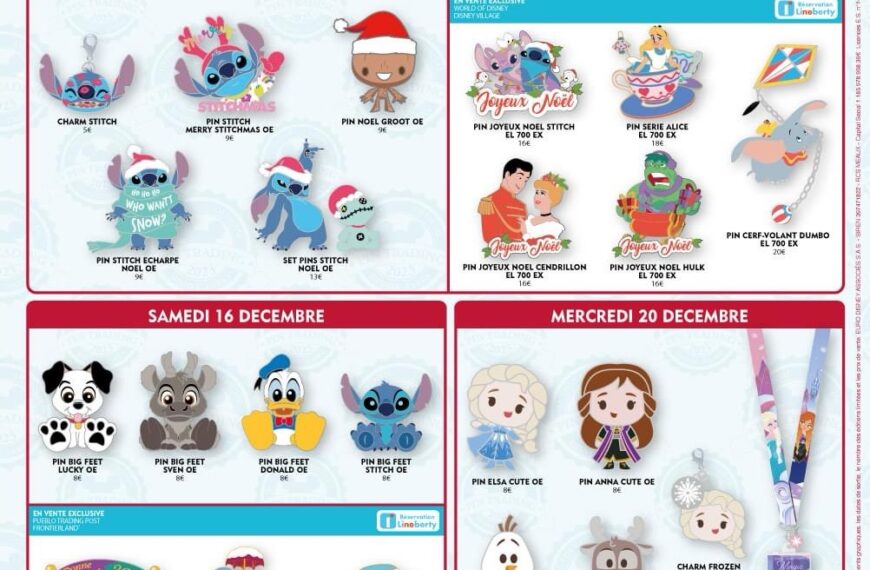 Pin Trading Disneyland Paris Décembre 2023
