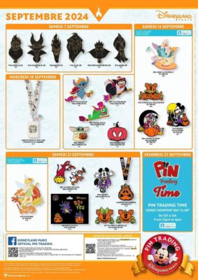 Pin Trading Disneyland Paris Septembre 2024