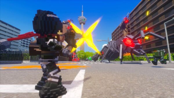 Reconstruisez la Terre en voxel dans EARTH DEFENSE FORCE : WORLD BROTHERS 2