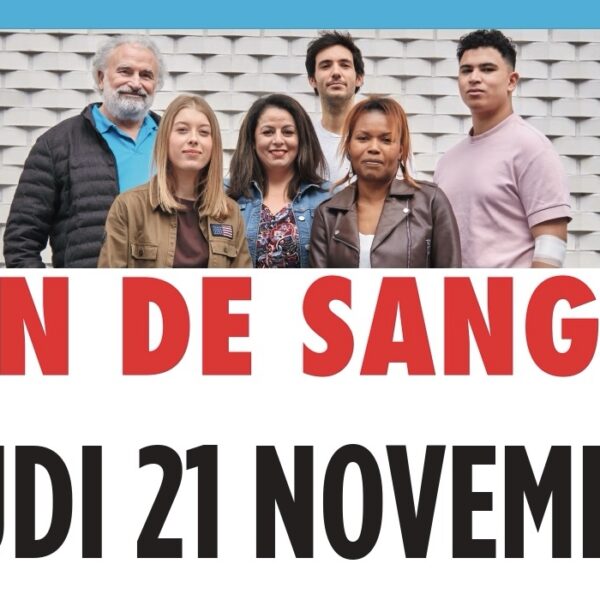 Don de sang jeudi 21 novembre 2024 à Joinville