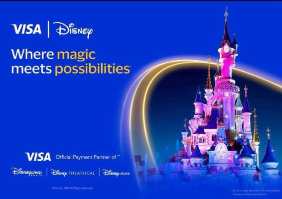 VISA devient le nouveau partenaire de Disneyland Paris