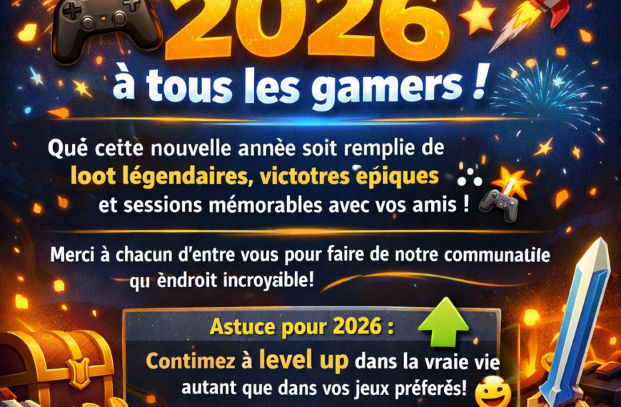 Nous vous souhaitons une Bonne Année 2026 !