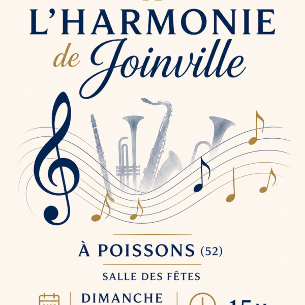 Concert annuel de l’Harmonie à Poissons édition 2026